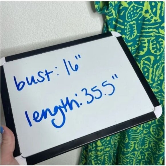 Soft Surroundings Palm Leaf Print Scoop Neck T-Shirt Dress Size Small - Picture 6 of 6